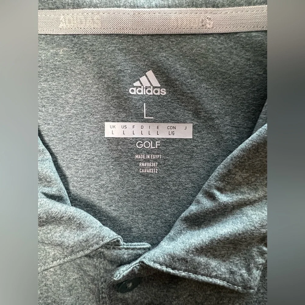 ADIDAS GOLF | ULTIMATE 2.0 SOLID MENS POLO SHIRT. Size: L.